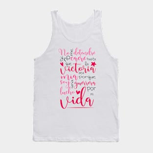 I'M A WARRIOR SPA VERSION Tank Top